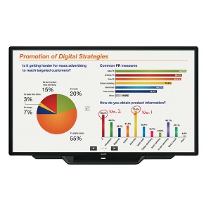 Sharp Aquos Board PN-L803CA interactive touch screen display