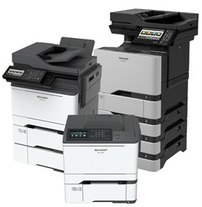 Photo of Sharp's new desktop MFPs and Printers