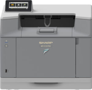Front-facing image of the Sharp BP-C131PW printer.